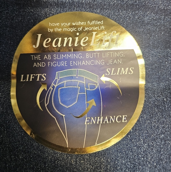 NWT Womens Ab Slimming Butt Lifting Figure Enhancing Skinny Cuffed Jeans - Picture 2 of 8